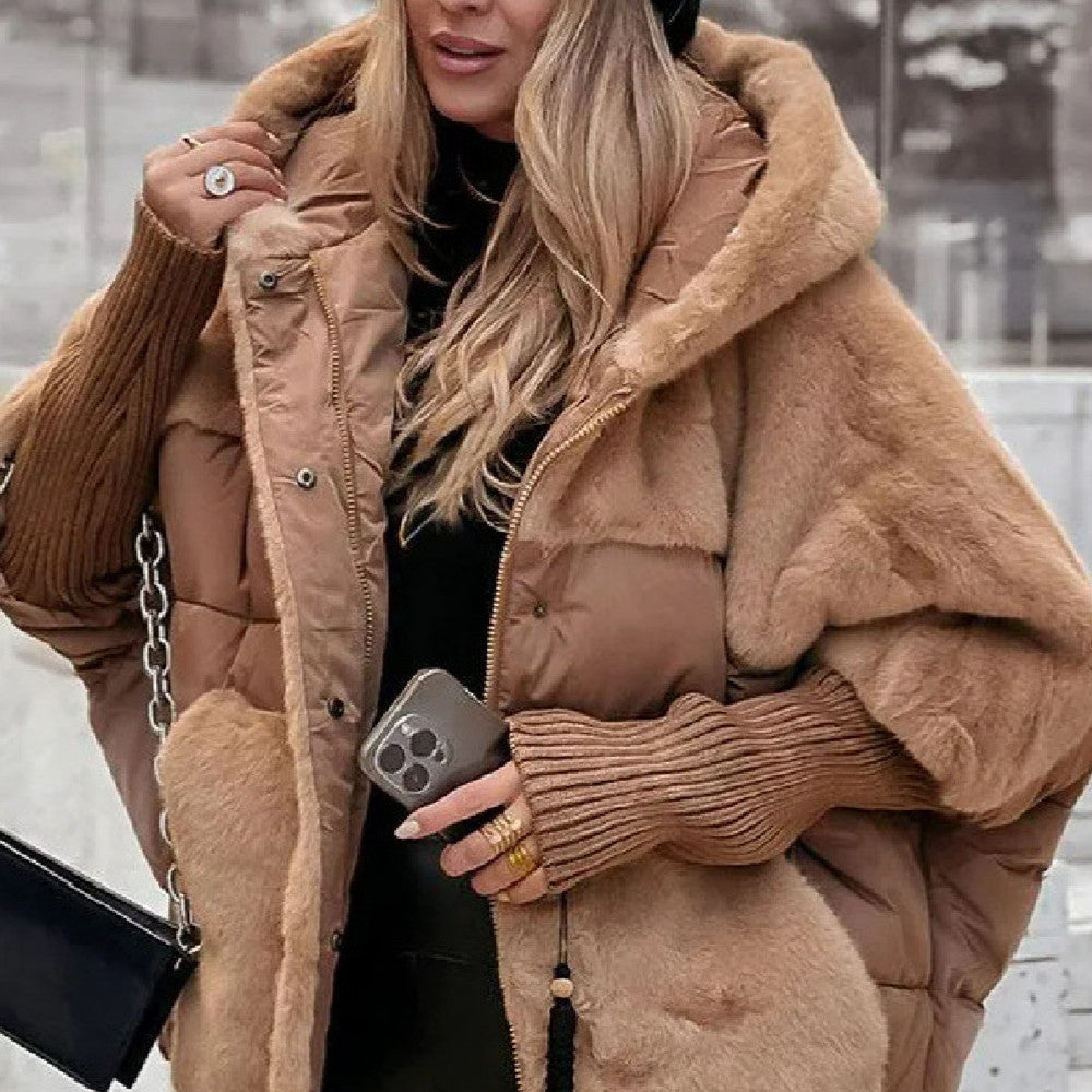 Manteau en couette neuf pour femme, coupe ample