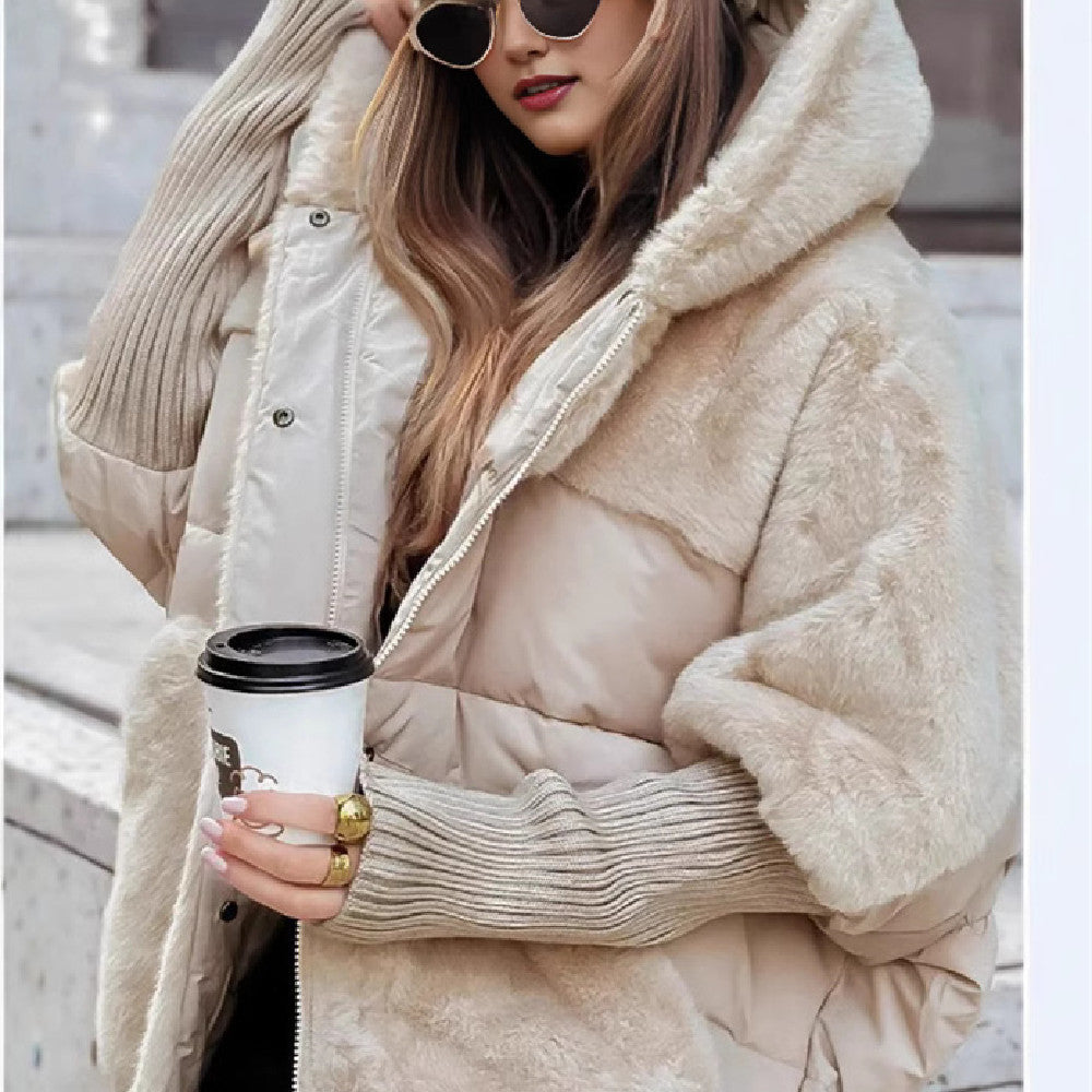 Manteau en couette neuf pour femme, coupe ample