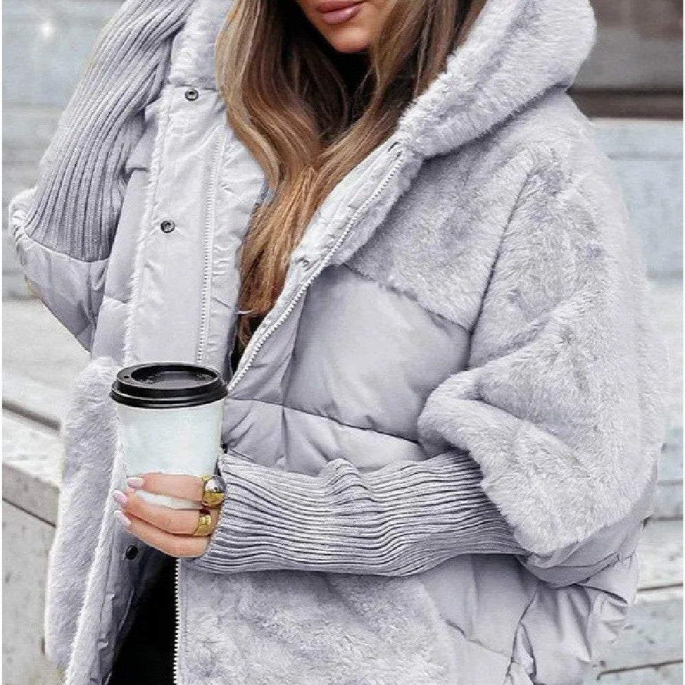 Manteau en couette neuf pour femme, coupe ample